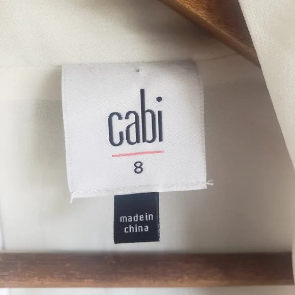 Cabi Wraparound Top Sleeveless White Size 8 - Picture 10 of 12